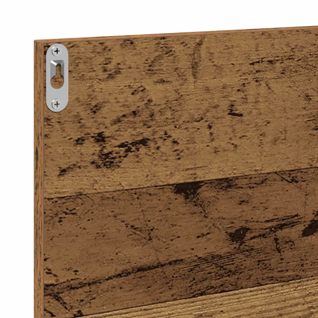 Mensola Specchio con specchio Legno vecchio 90 x 10,5 x 37 cm CFW7511702