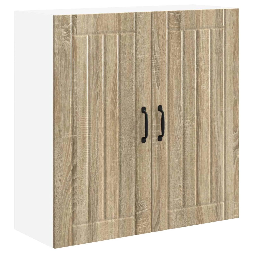 Armadietto a muro LUCCA Rovere Sonoma 80 x 31 x 80 cm