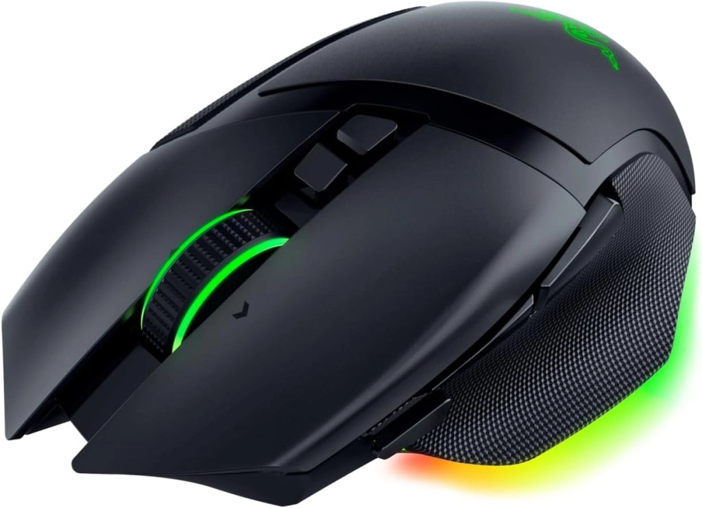 Razer Basilisk V3 Pro - Mouse da Gioco Wireless Personalizzabile con Rotellina Inclinabile Razer Hyperscroll (Sensore Ottico Focus Pro 30K, Chroma RGB, Pulsanti Programmabili 10+1) Nero
