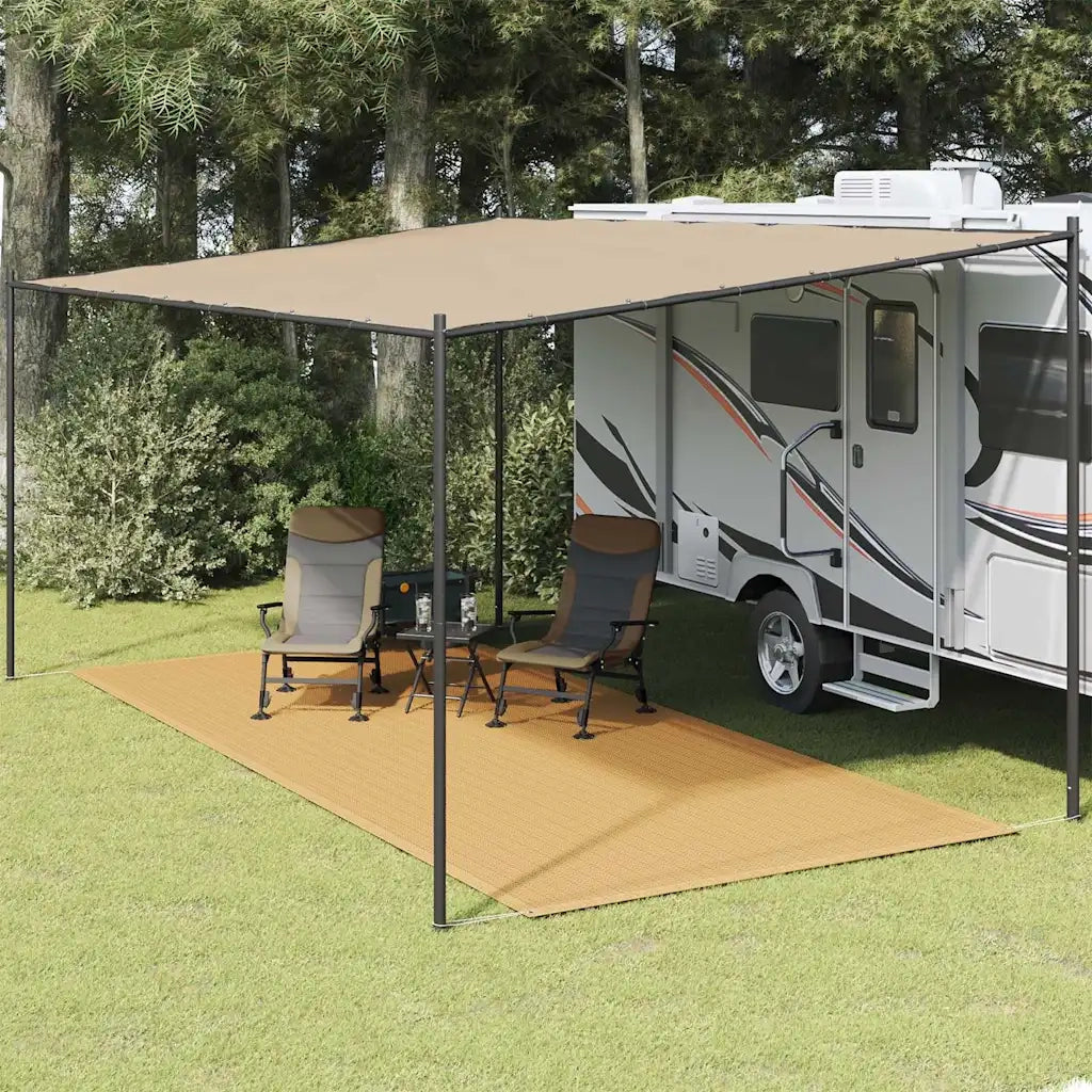 Tappeto da Tenda Sabbia 250x500 cm HDPE