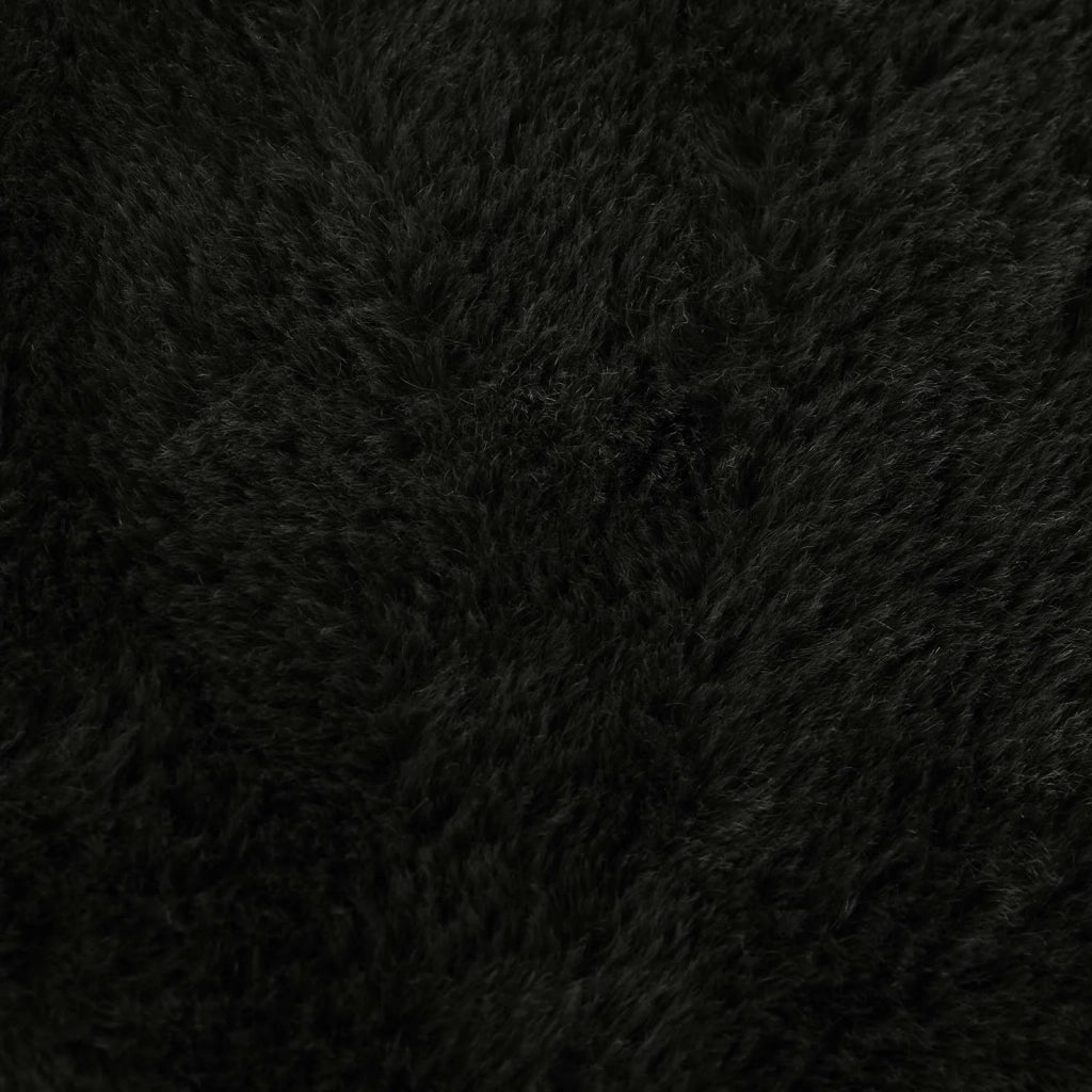Federa 2 pz HOUTEN Nero 40 x 145 cm Pelliccia di Coniglio Finta 917401