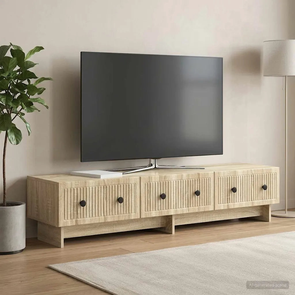 Mobile TV Rovere Sonoma 147 x 34,5 x 30 cm Legno ingegnerizzato 894017