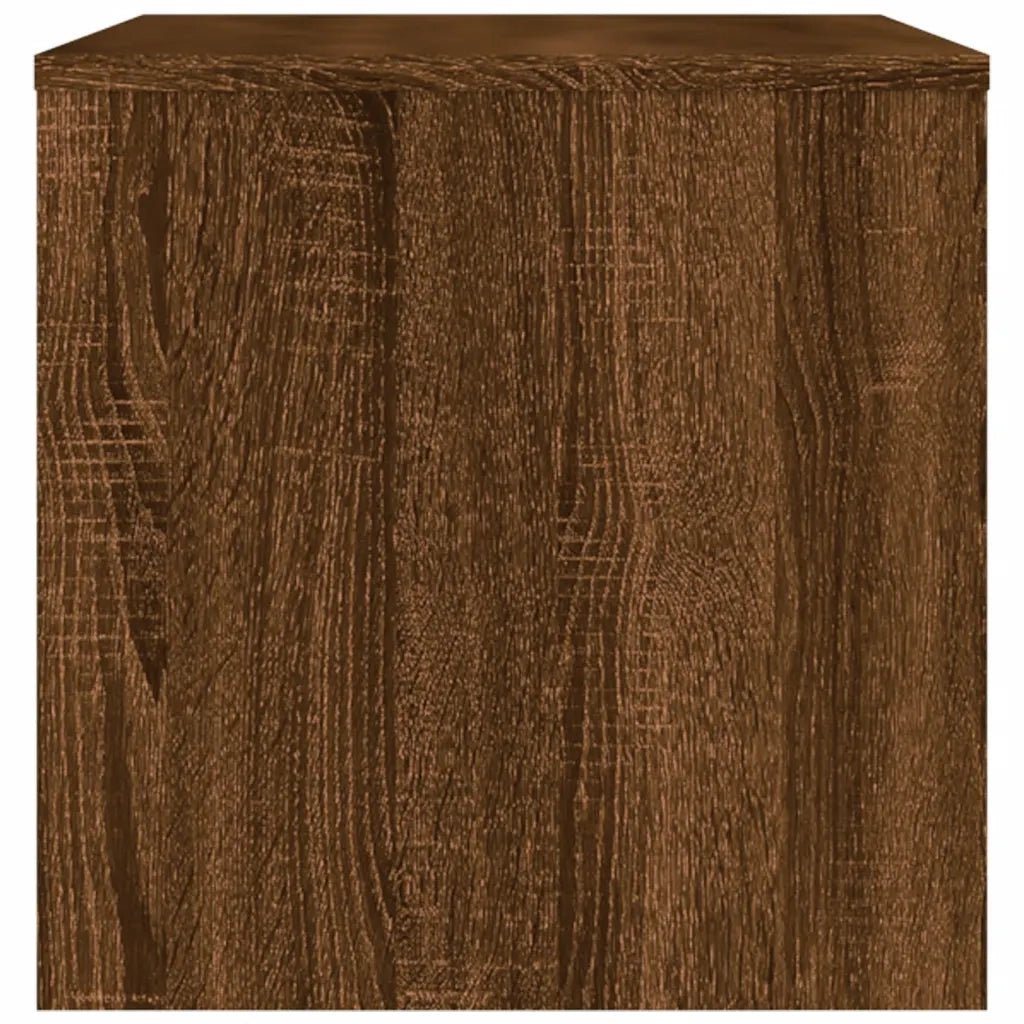 Mobile Porta TV-Mobile per TV-Credenza TV Rovere Marrone 80x40x40 cm in Legno Multistrato 979699