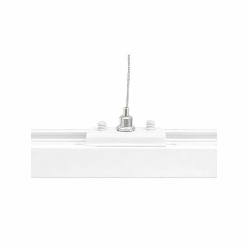 Kit Cavo Sospensione per Binario Monofase Bianco con Filo 200 cm Solo Per un Lato