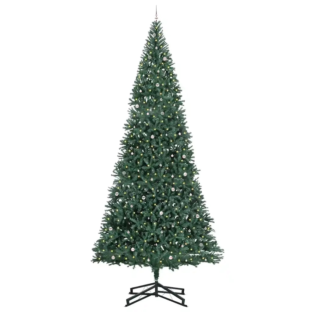Albero di Natale Artificiale Pre-illuminato con Set di Palline 3394844