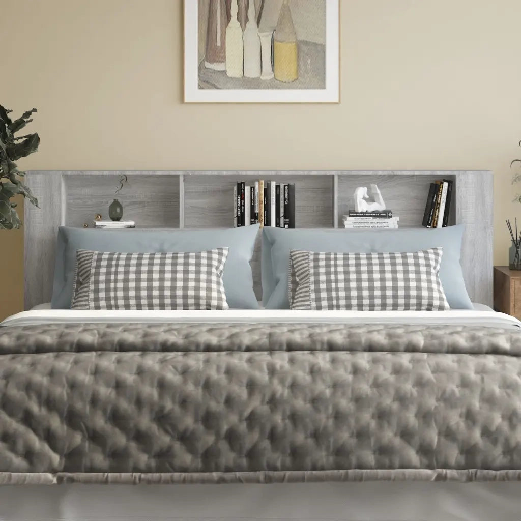 Testiera con Scomparti Grigio Sonoma 220x18,5x104,5 cm cod mxl 45024