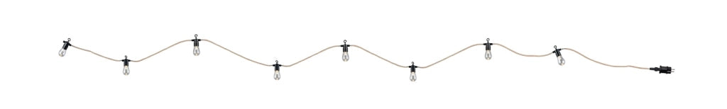 Ghirlanda LED integrato EMBER RL 6 m 8 luci nera IP44
