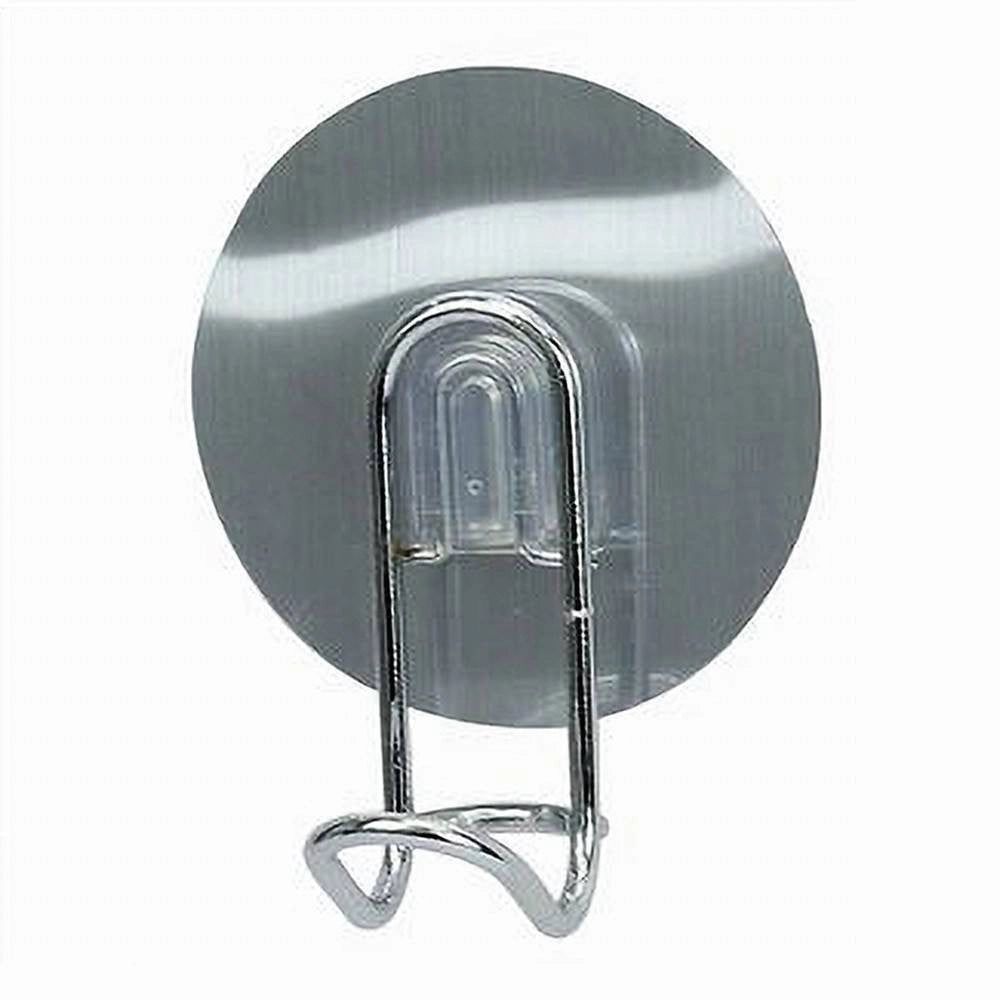 Trade Shop - Gancio Porta Asciugamani Montaggio A Parete Bagno Con Biadesivo 8x4.5x10cm 79834 -