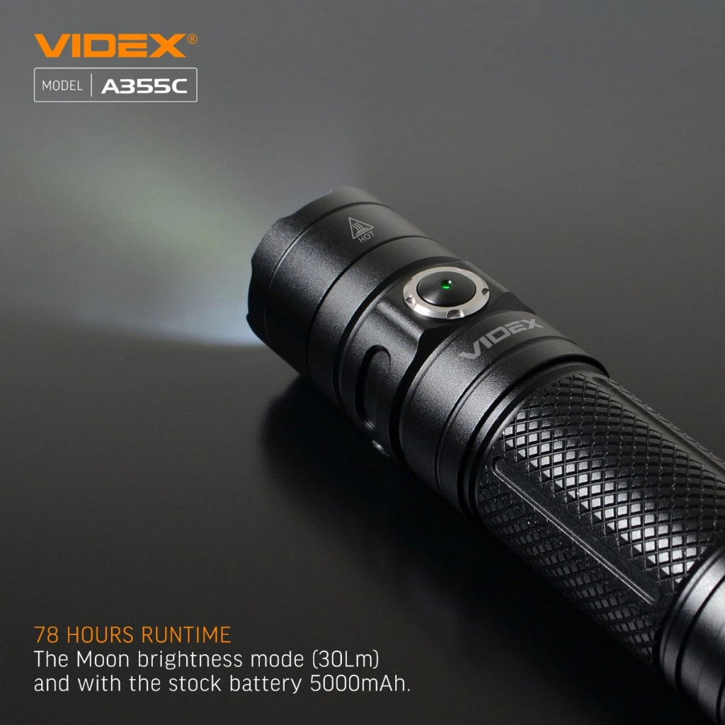 Torcia tattica Videx VLF-A355C 20W 4000lm 185m IP68