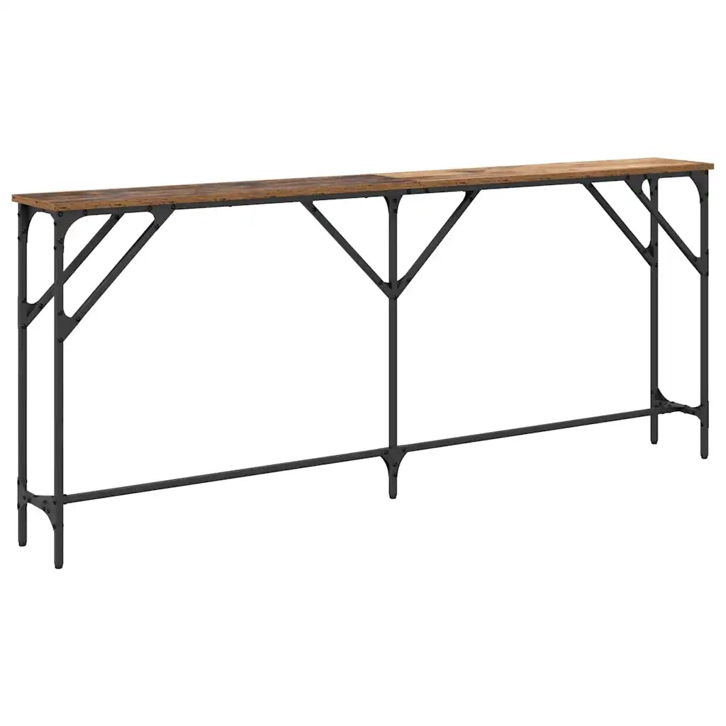 Tavolo consolle Legno vecchio 180 x 23 x 75 cm 871326