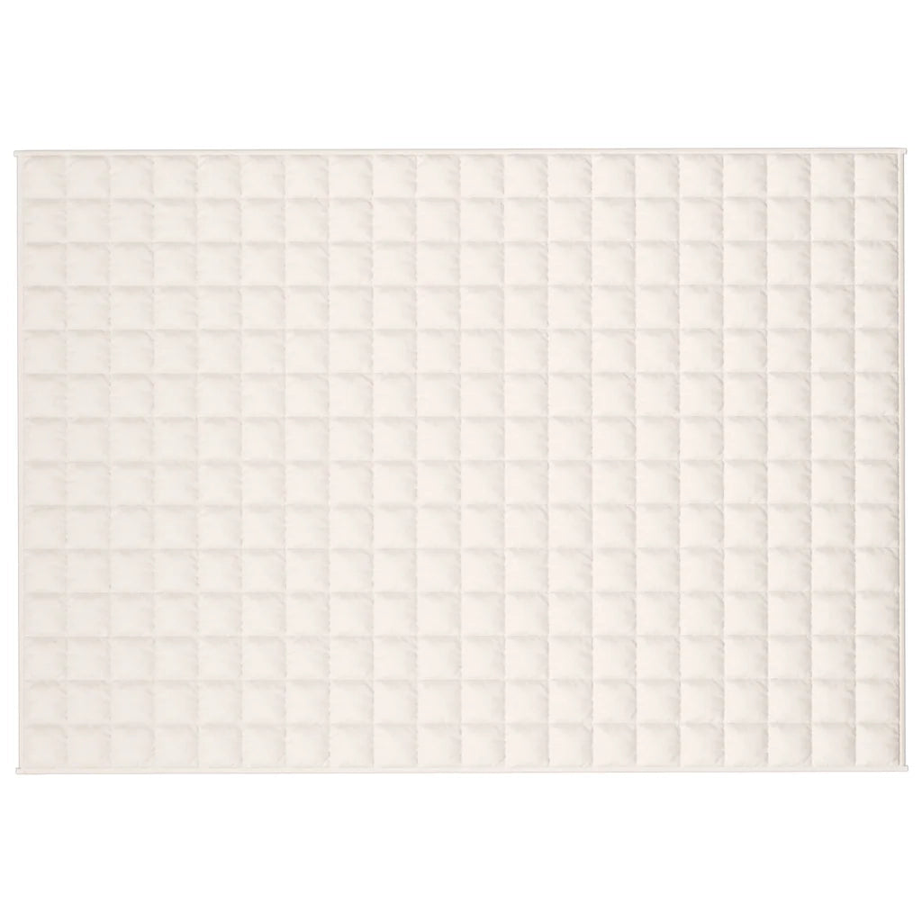 Coperta Ponderata Crema Chiaro 138x200 cm 10 kg Tessuto cod mxl 71023