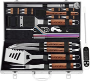 Set di Griglia - Accessori di BBQ di Lusso - Set di Accessori - Duraturo - Acciaio Inossidabile