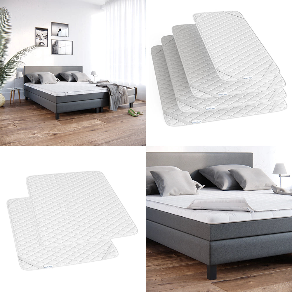 Vitalispa Сoprimaterasso Bianco 160 x 200 cm Cuciture
