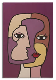 Quadro moderno, stampa dipinta 60x3x90cm Feces New A