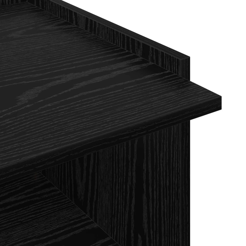 Tavolino da salotto Rovere Nero 50,5 x 50 x 33 cm 8001003