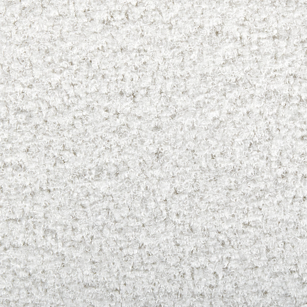 Pouf Boucle bianco sporco con gambe in metallo Camera da letto Soggiorno Accessori per sedersi