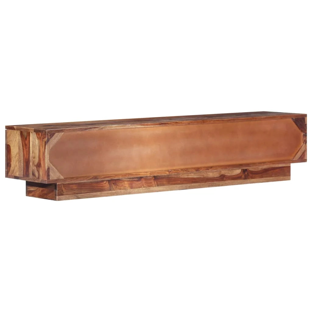 Pratico mobile porta TV/credenza di design 145 cm legno massello di sheesham 2502076