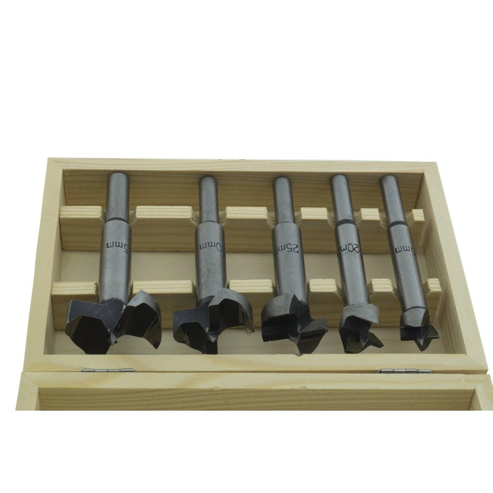 Trade Shop - Set Kit 5 Frese Fresa Punte Punta Fresatrice Pantografo Verticale Legno 8mm 15 -