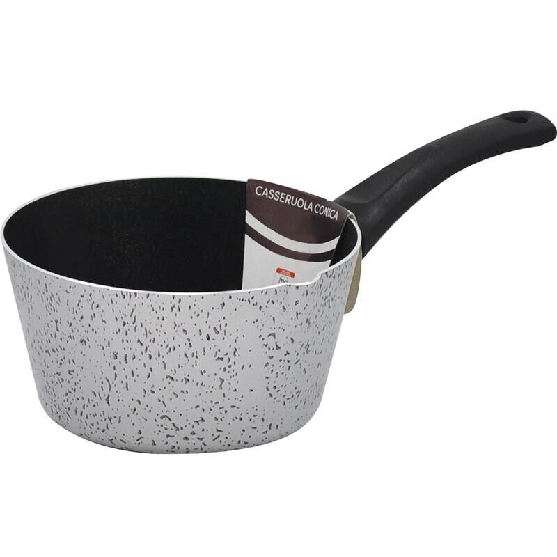 MA MAISON CASSERUOLA CONICA LINEA ALESSIA 12 CM CON UN MANICO ANTIADERENTE E ANTIGRAFFIO IN ALLUMINIO