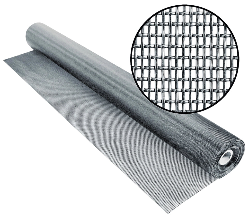 Phifer ZANZARIERA A ROTOLO IN POLIESTERE/PVC PETSCREEN MT.30,5 col.Grigio maglia mm17x10 H.cm.121,92