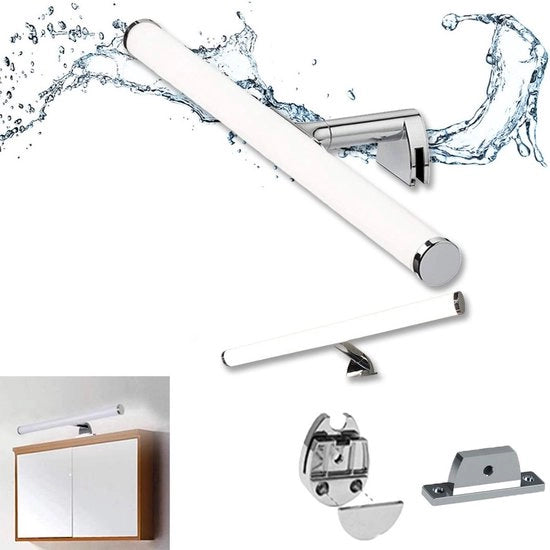 Lampada da specchio bagno - Lampada da parete - Illuminazione specchio - Argento