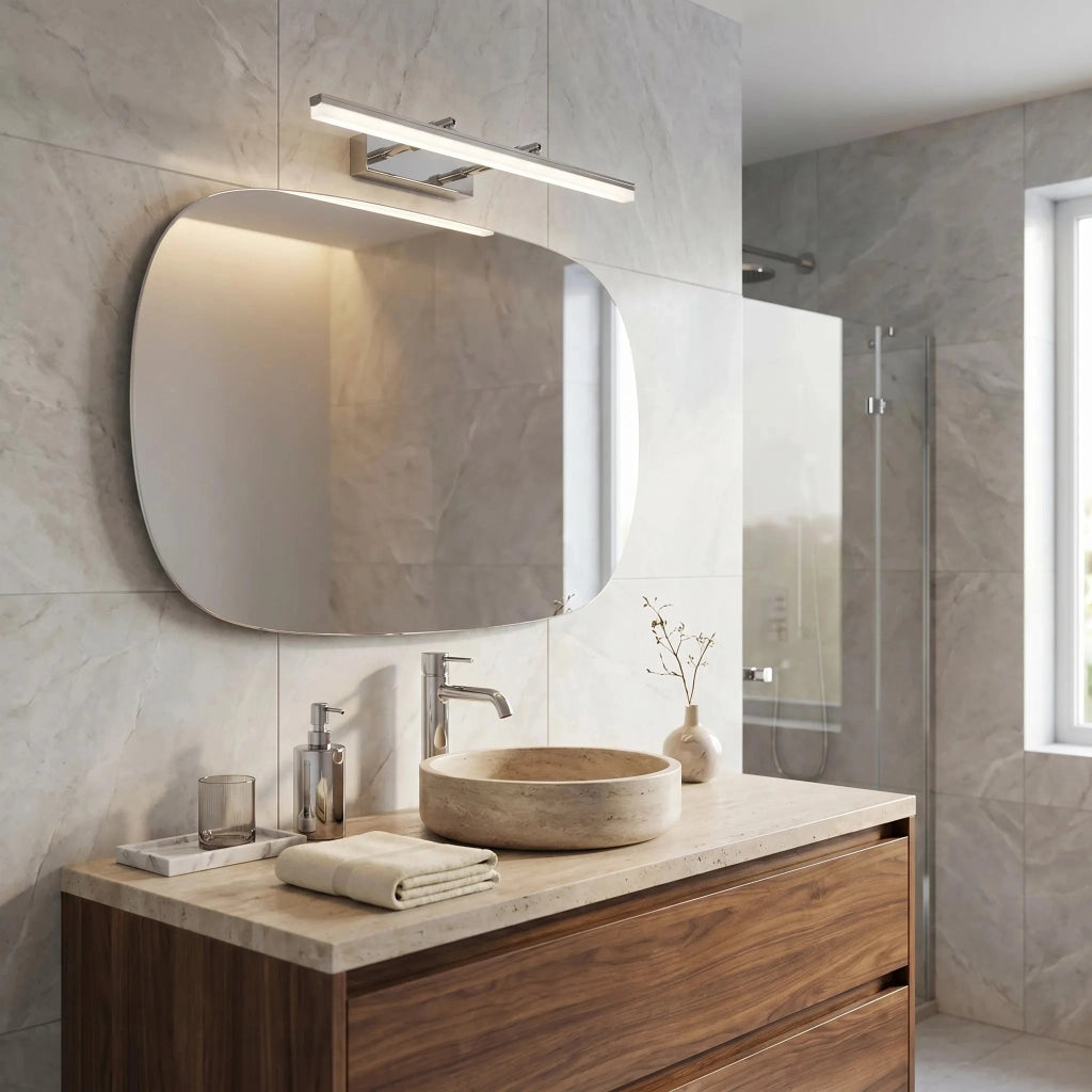 Applique Da Bagno Led APP1870-1W 60cm Chrome