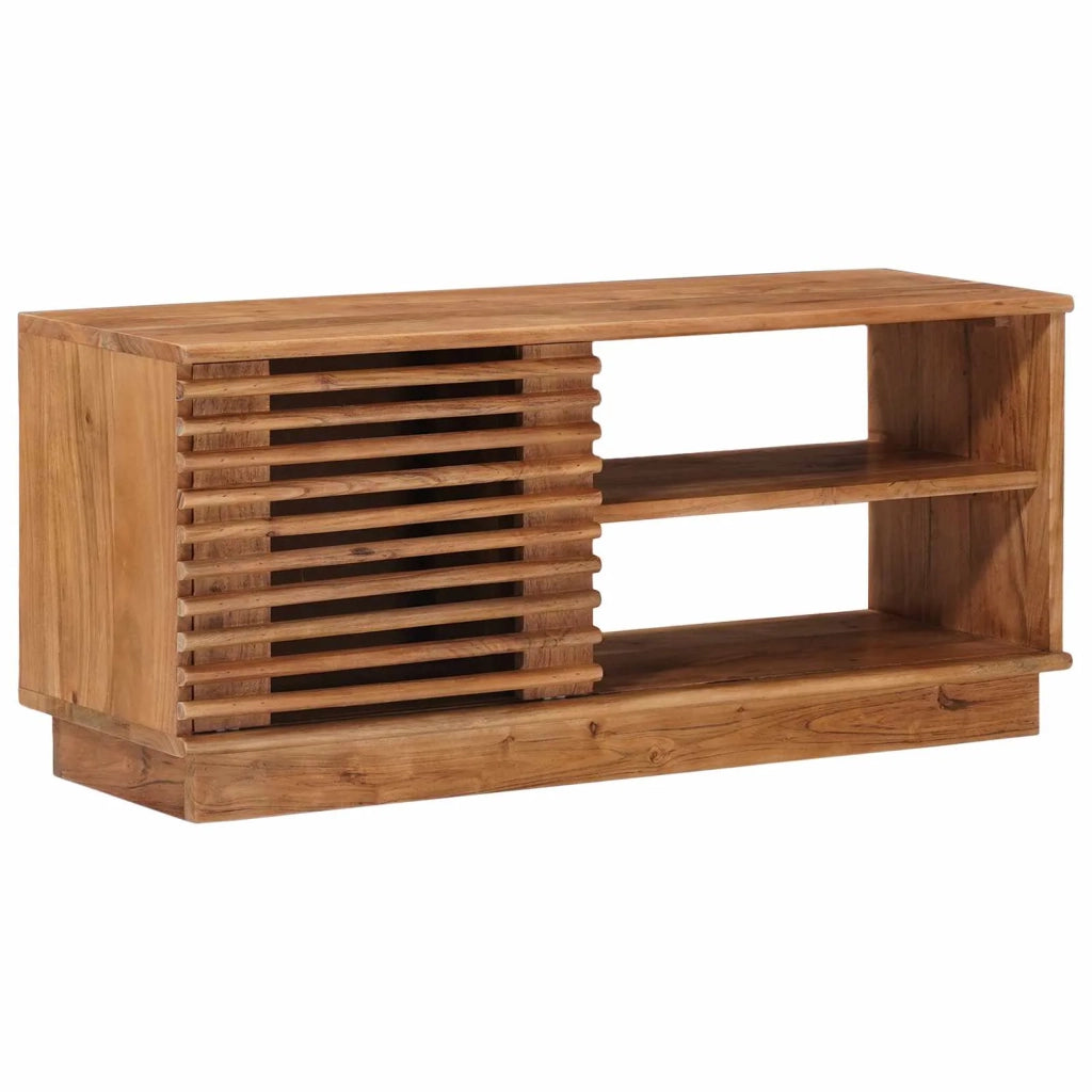 Mobile TV con archiviazione con porta Naturale 90 x 30 x 40 cm