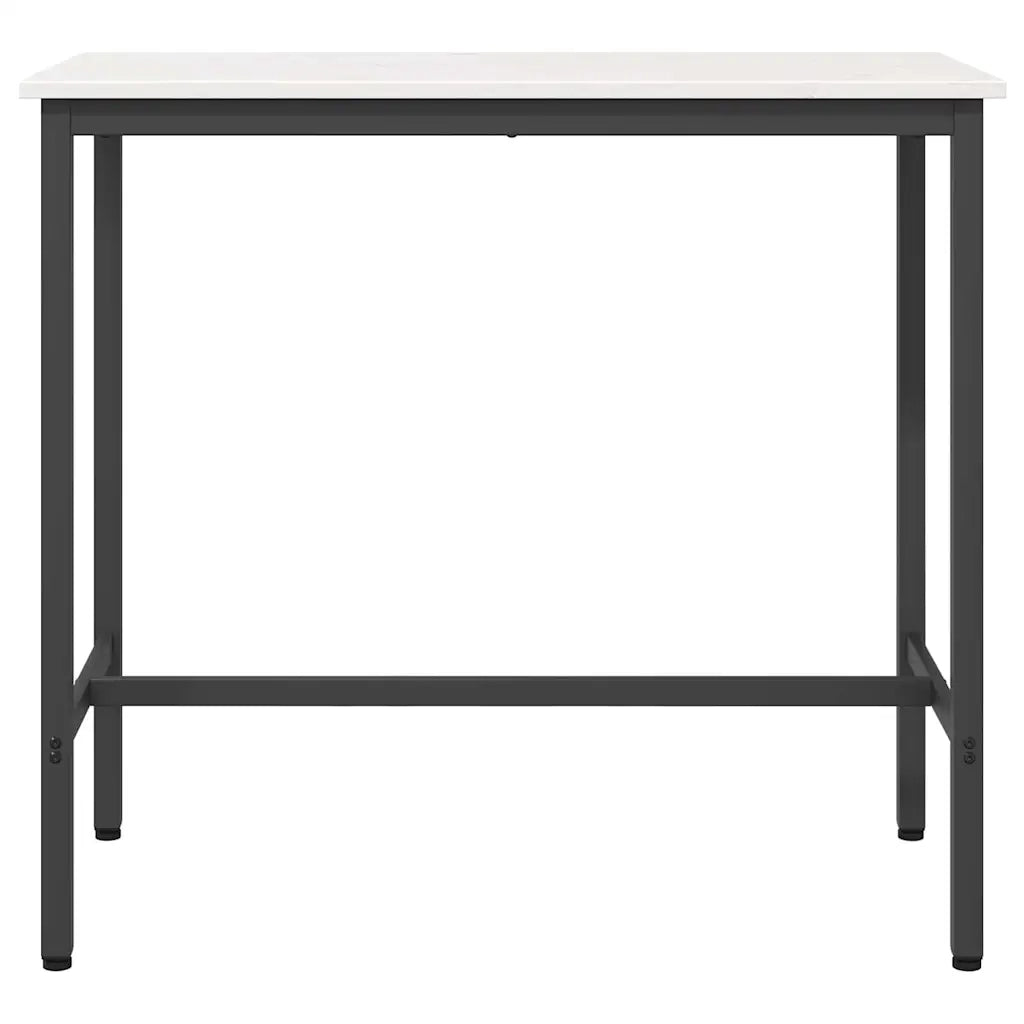 tavolo Bianco 100 x 50 x 91 cm Legno ingegnerizzato e acciaio CFW1944432