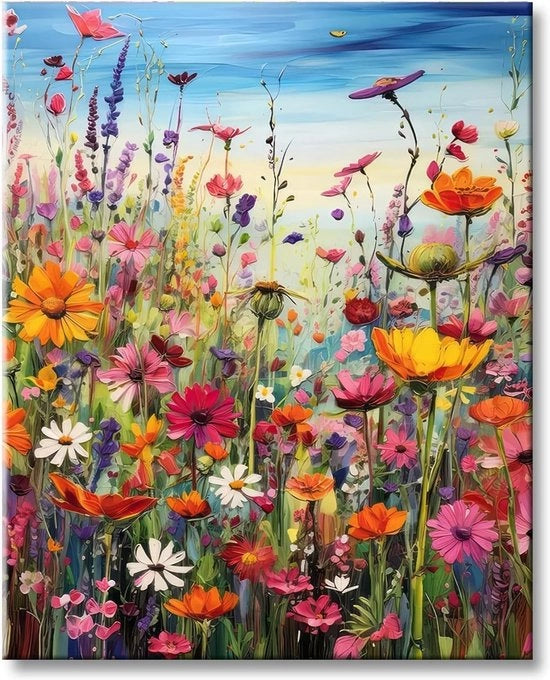 Pittura a Diamanti Fiori Set di Pittura a Diamanti per Adulti 30 x 40 cm Regali per Madre o Feste