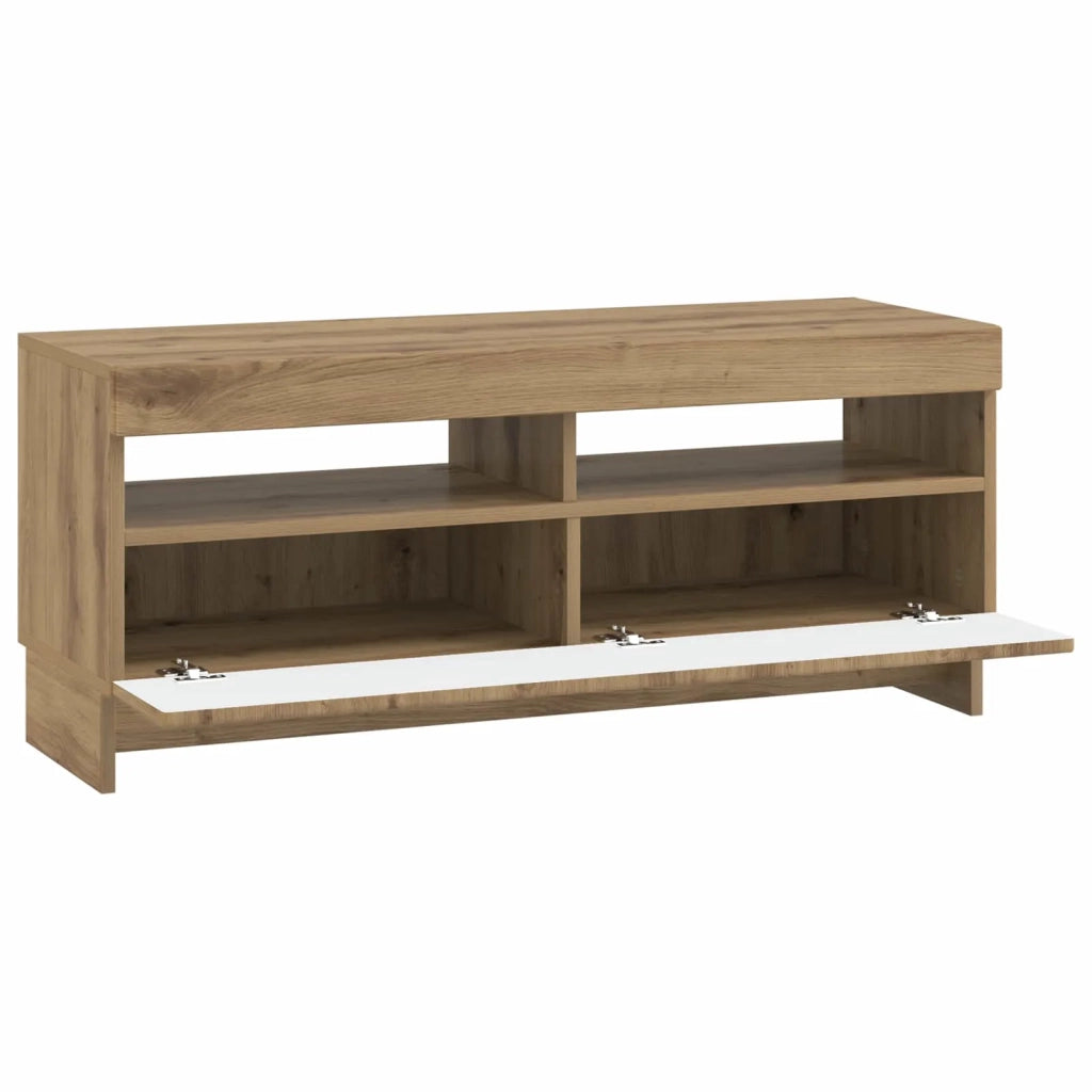 Mobile TV LED Rovere Artigianale Legno ingegnerizzato 896114
