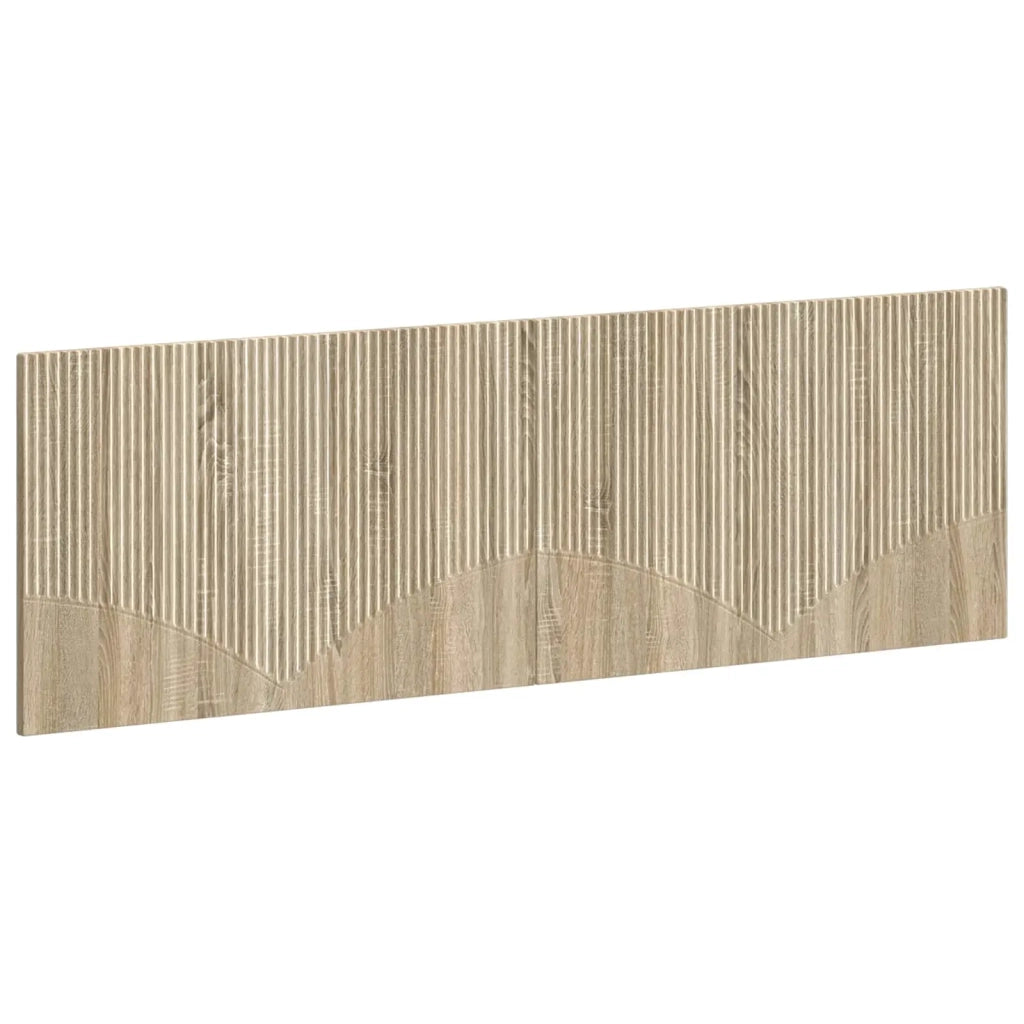 Testiera da Muro HOORN Rovere Sonoma Legno ingegnerizzato 897387