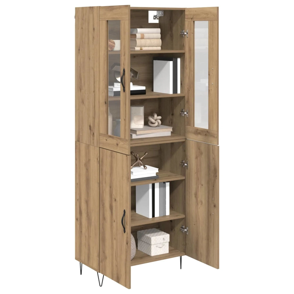 Credenza-Buffet-Armadio da cucina Rovere artigianale 69,5 x 34 x 180 cm 807046