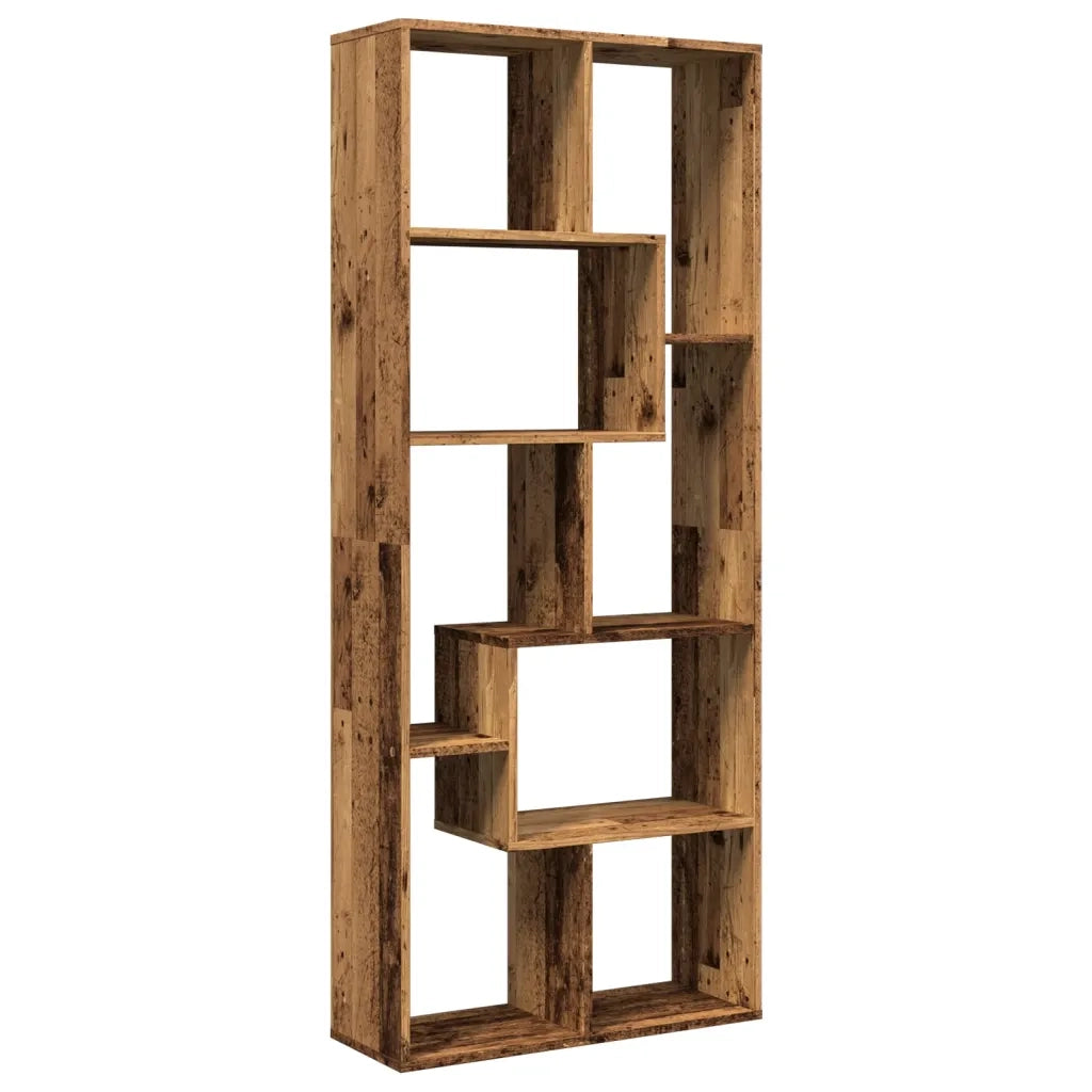 Libreria Divisorio Legno Antico 67x25x161,5 cm in Truciolato 858082