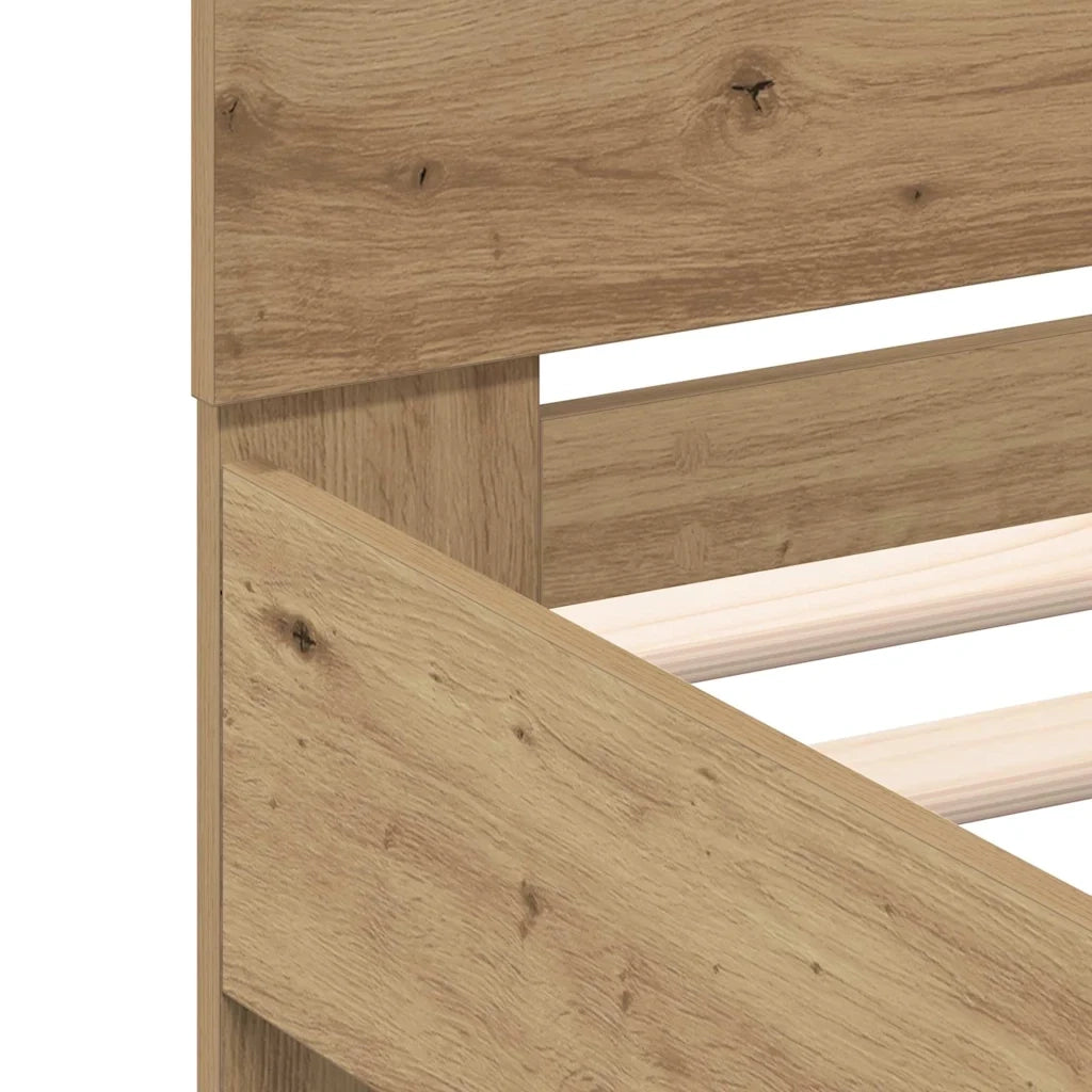 Struttura del letto Rovere artigianale 150 x 200 cm 3333943