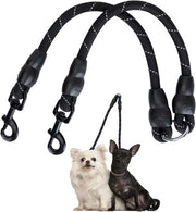 Cintura per cani in nylon a doppia fascia, senza clip, 360° rotativa per grandi, medi e piccoli cani