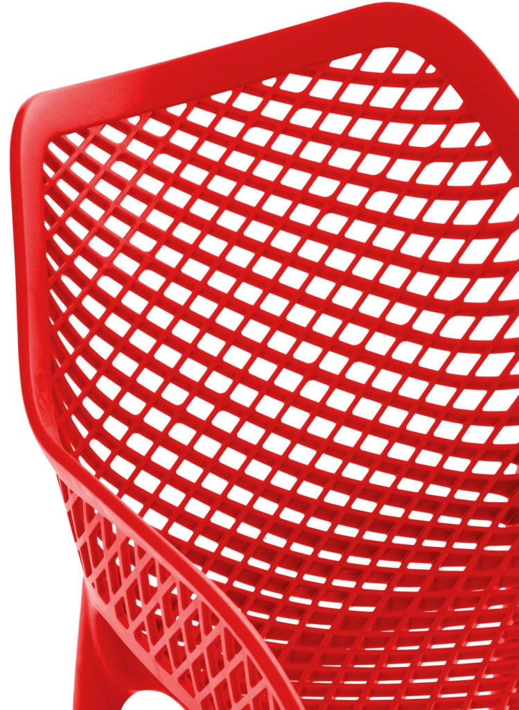 Sedia impilabile XL Air rosso