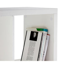 Libreria 8 Ripiani 77x147x30 cm in Legno MDF Bianco Opaco