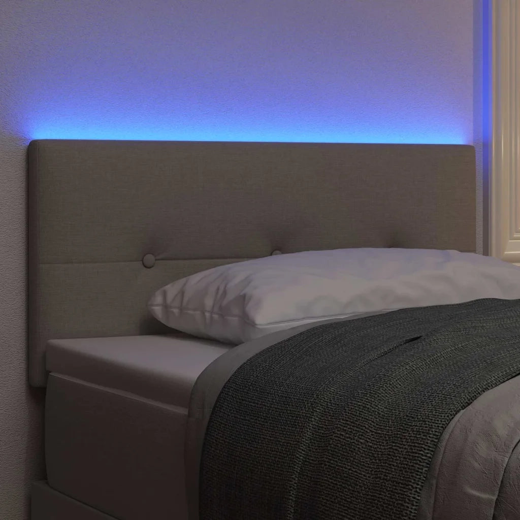 Testiera LED con strisce LED con testiera Talpa 90 cm Tessuto 3338100