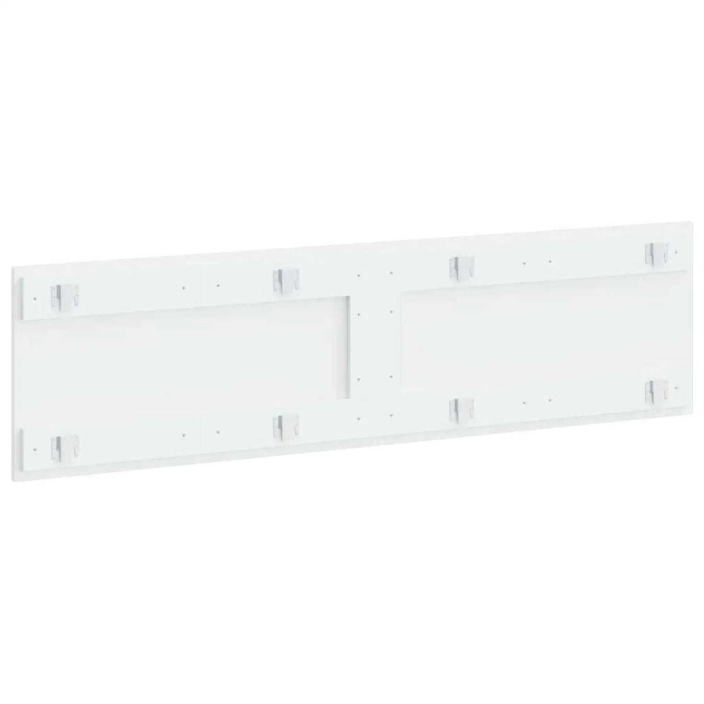 Testiera da Muro UTRECHT Bianco Legno ingegnerizzato 897805