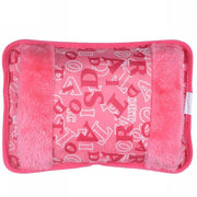 Trade Shop - Borsa Acqua Calda Elettrica Lettere Con Tasca Scalda Mani Vari Colori E Fantasie -