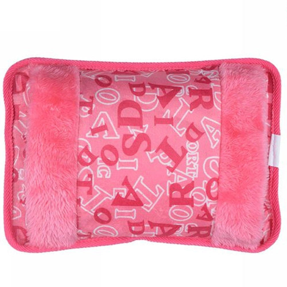 Trade Shop - Borsa Acqua Calda Elettrica Lettere Con Tasca Scalda Mani Vari Colori E Fantasie -