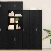 Credenza 2 pcs Rovere Nero 30 x 42,5 x 185 cm 3365578
