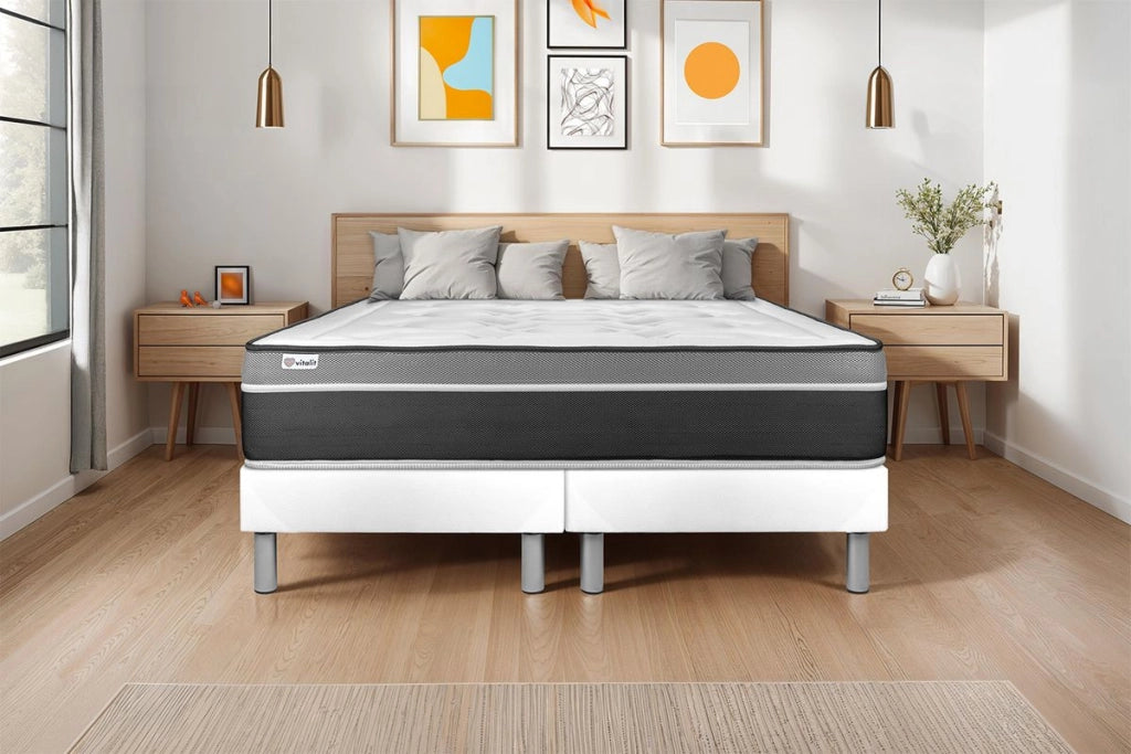 Materasso 150x190 cm Molle insacchettate e memory foam - Vital Care