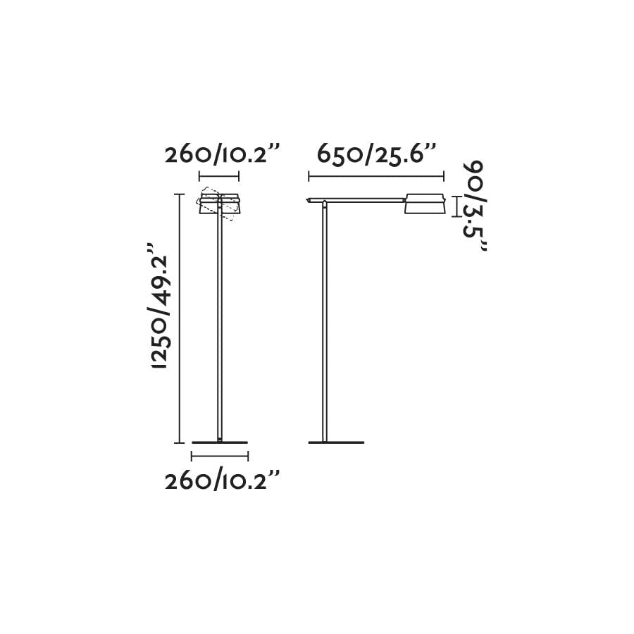 Faro Barcelona 29399 - LOOP Piantane frassino