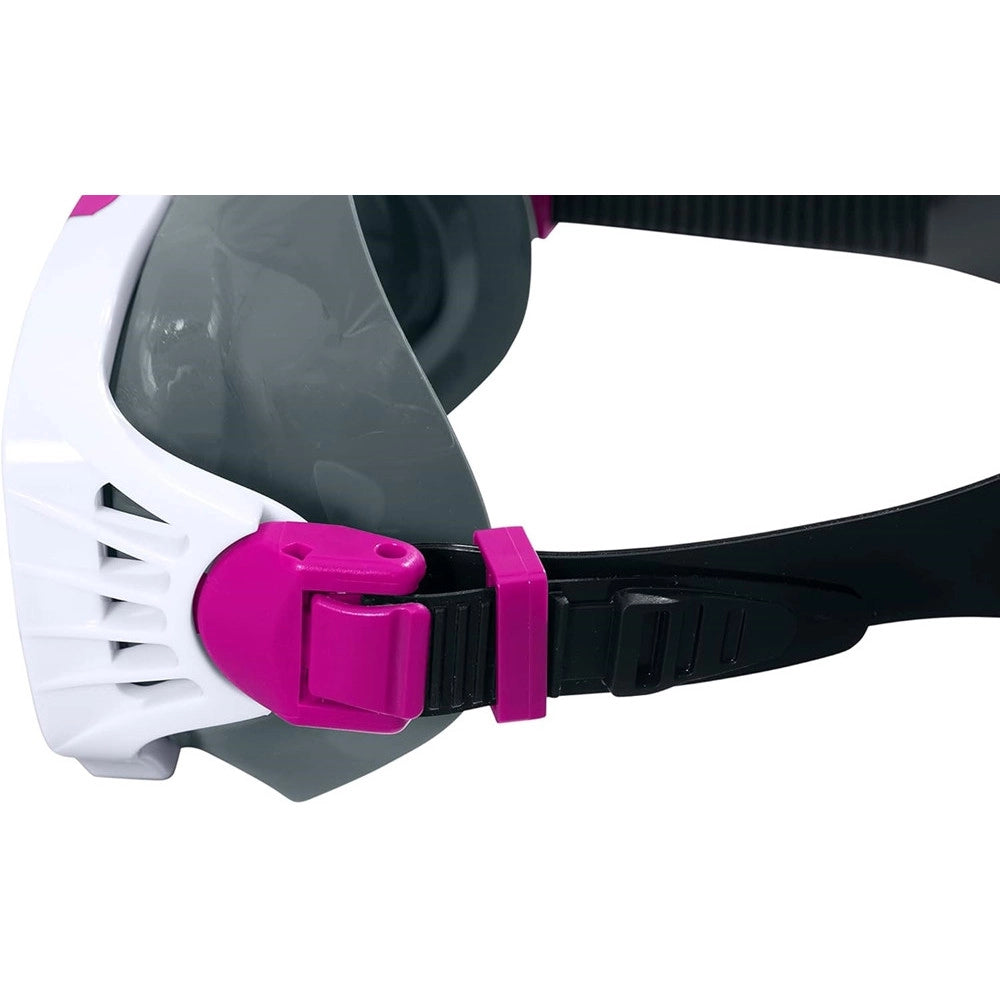 Trade Shop - Maschera Immersioni Crusader Pro Cinturino Silicone Regolabile 14+ Anni 3 Colori 22074 -