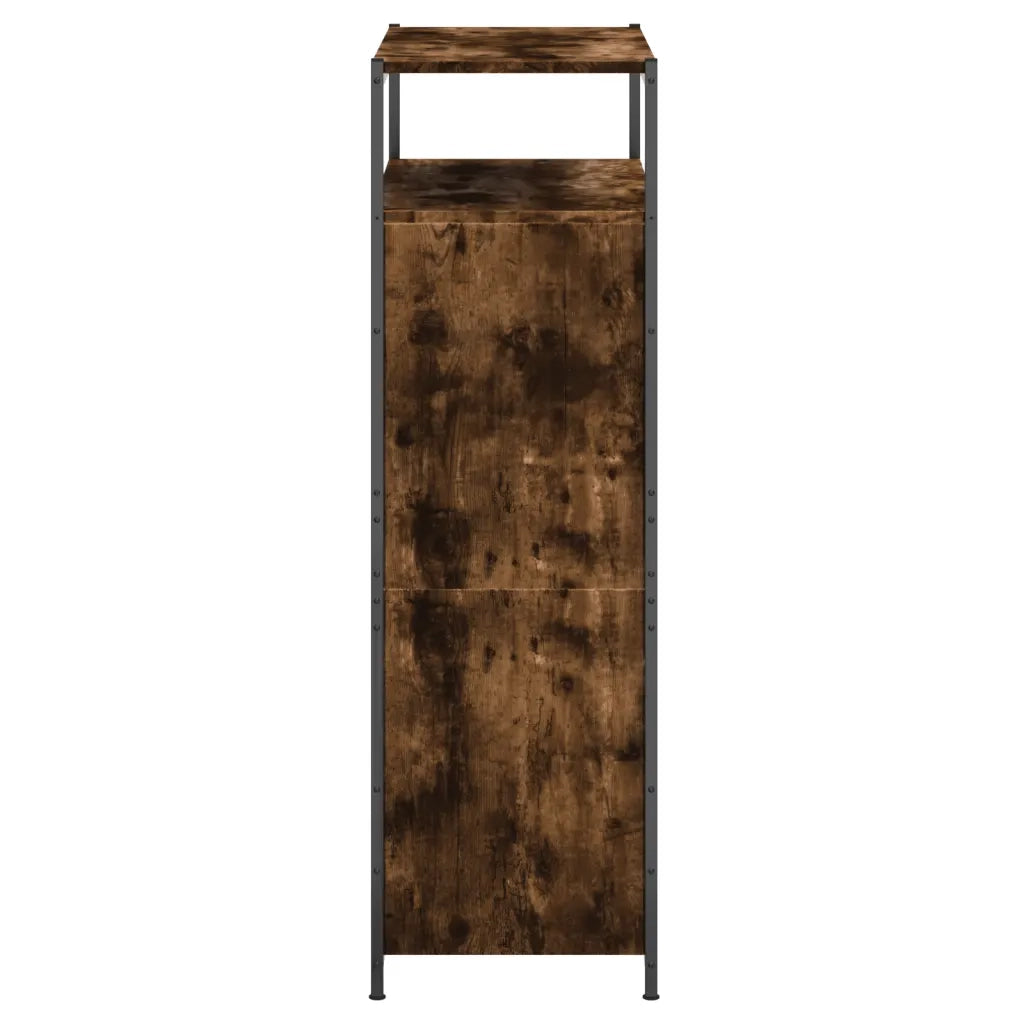 Scarpiera | Mobile per scarpe Rovere Fumo 75x34x112 cm in Legno Multistrato