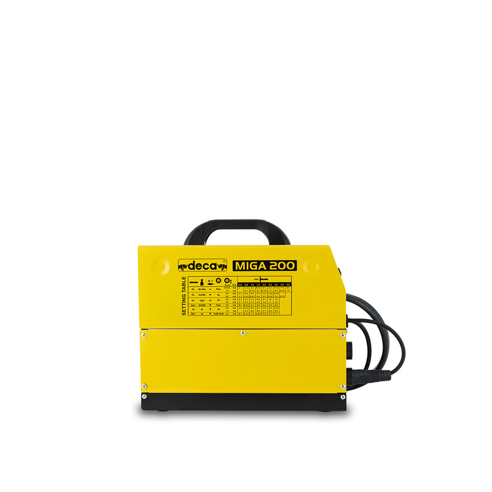 SALDATRICE INVERTER SALDATURA A FILO MIG/MAG NO GAS MMA 150Ah MIGA 200 DECA