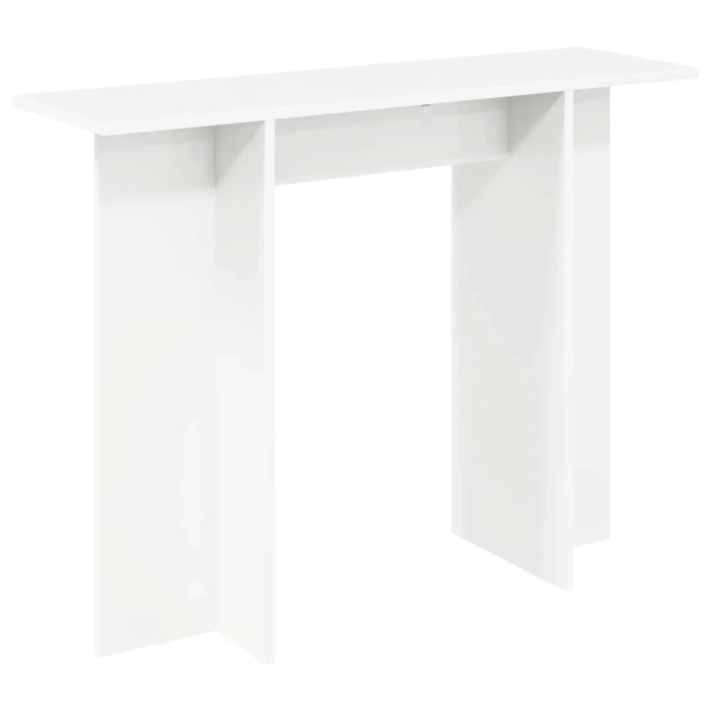 Tavolo consolle Bianco 100 x 30 x 75 cm Legno ingegnerizzato 8001167