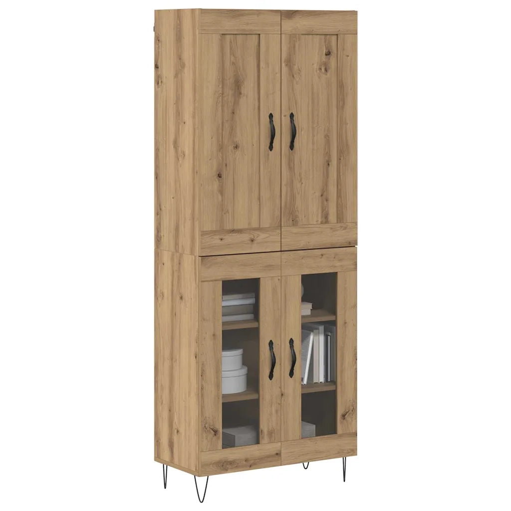 Credenza-Buffet-Armadio da cucina Rovere artigianale 69,5 x 34 x 180 cm 854010