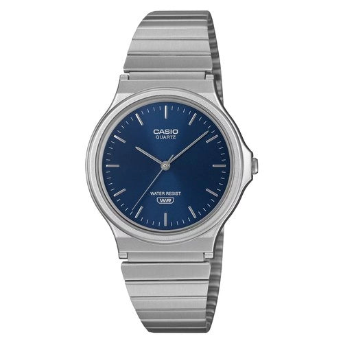 Orologio casio mq 24da 2aef silver e blue